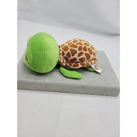 TY Beanie Boos Zippy 6" Sea Turtle Plush Stuffed Animal Glitter Eyes Toy - Picture 7 of 14